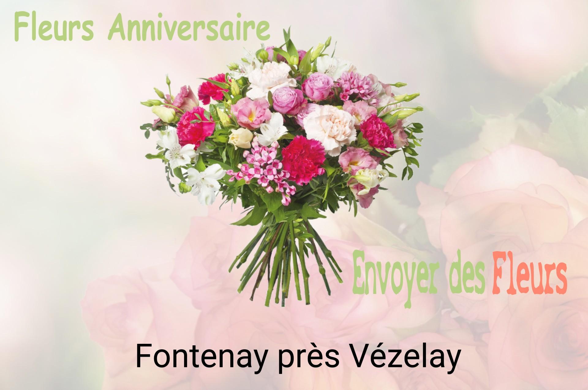 Bouquet de fleurs d’anniversaire livré à Fontenay-près-Vézelay